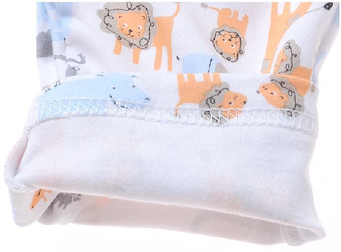 Babykleding Safari Dieren Jongens Boxpakje - wit / oranje