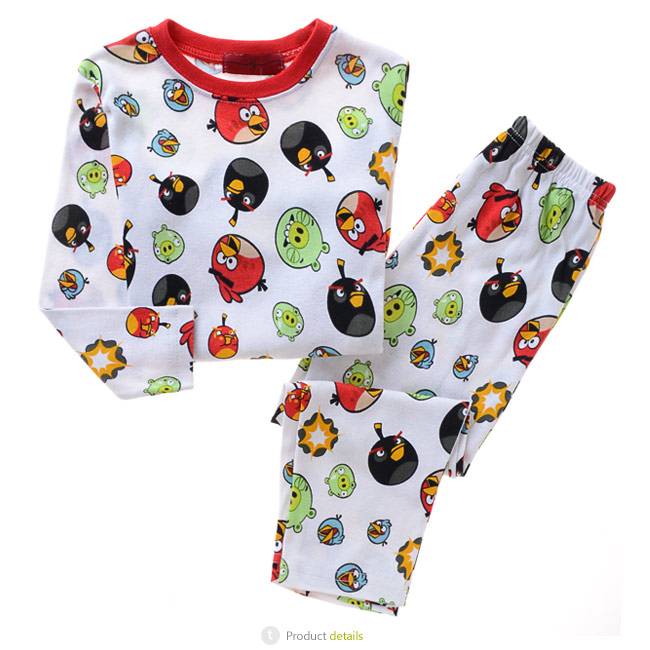 Jongenspyjama's Angry Birds Jongens Pyjama - wit