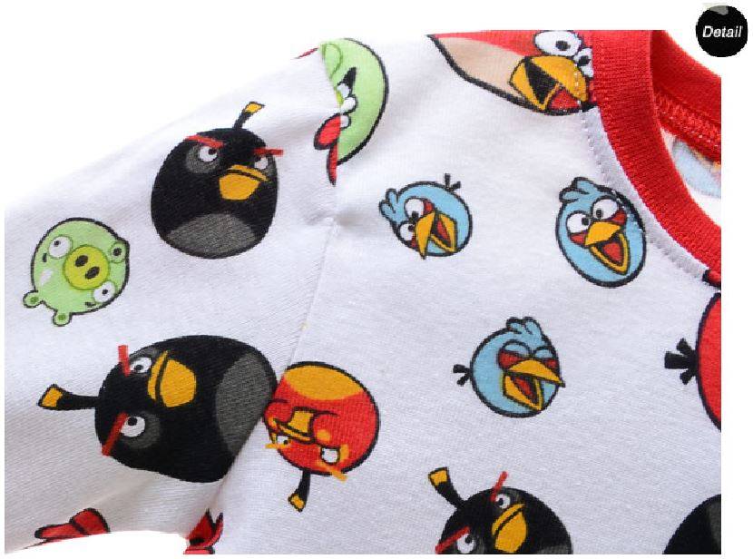 Jongenspyjama's Angry Birds Jongens Pyjama - wit