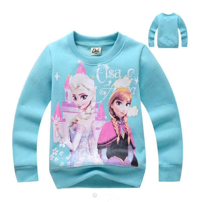 Meisjeskleding Frozen Meisjes Sweater - hemelblauw