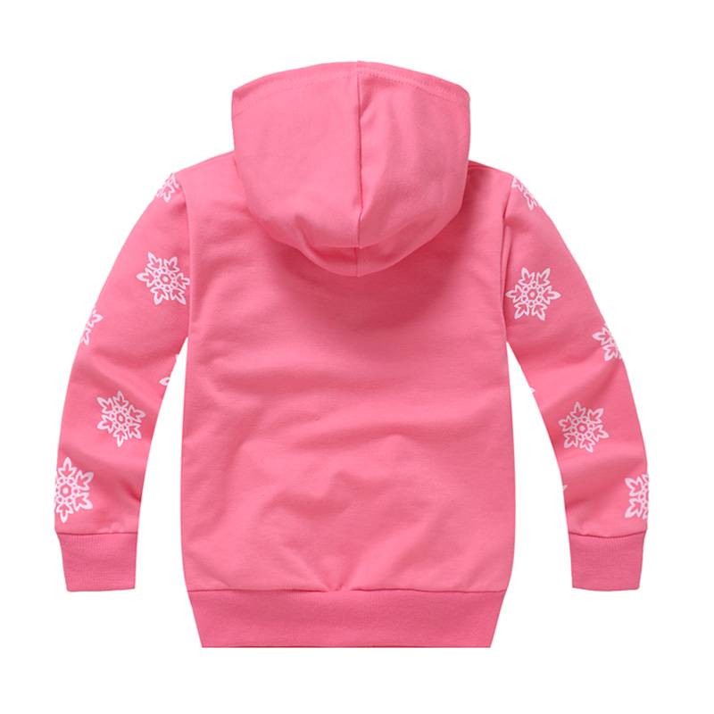 Meisjeskleding Frozen Meisjes Sweatvest 6 - zalm / lichtrood