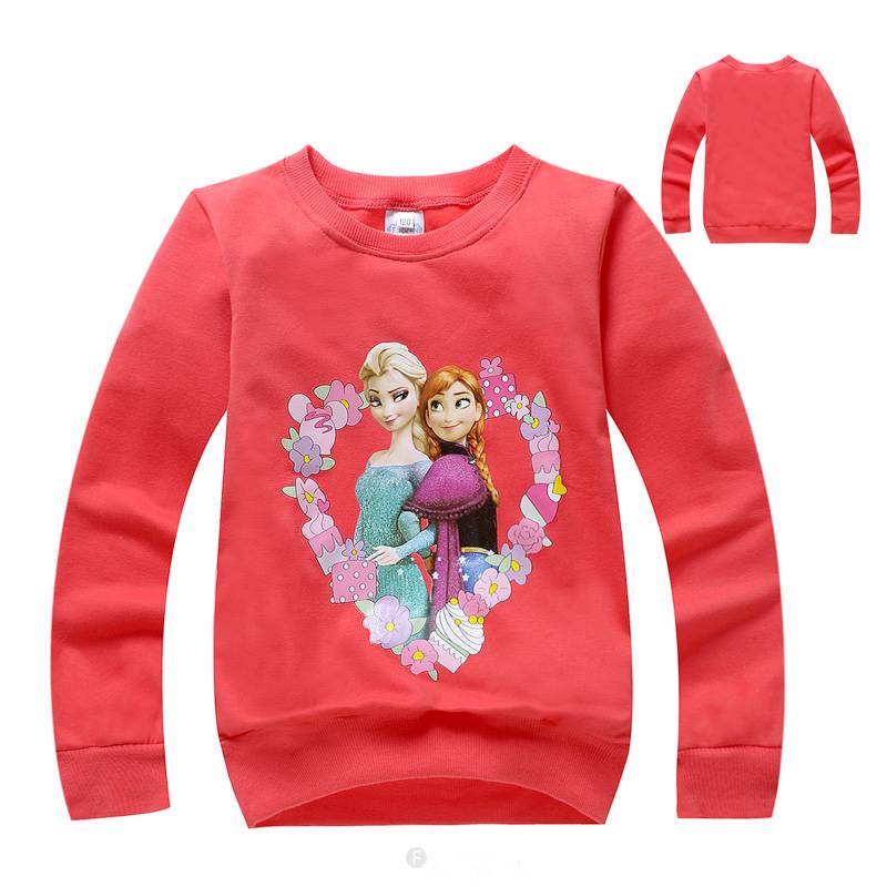 Meisjeskleding Frozen Meisjes Sweater 2 - rood