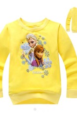 Meisjeskleding Frozen Meisjes Sweater 4 - geel