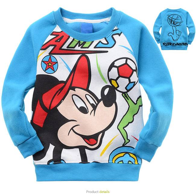 Jongenskleding Mickey Mouse Jongens Sweater 3 - blauw