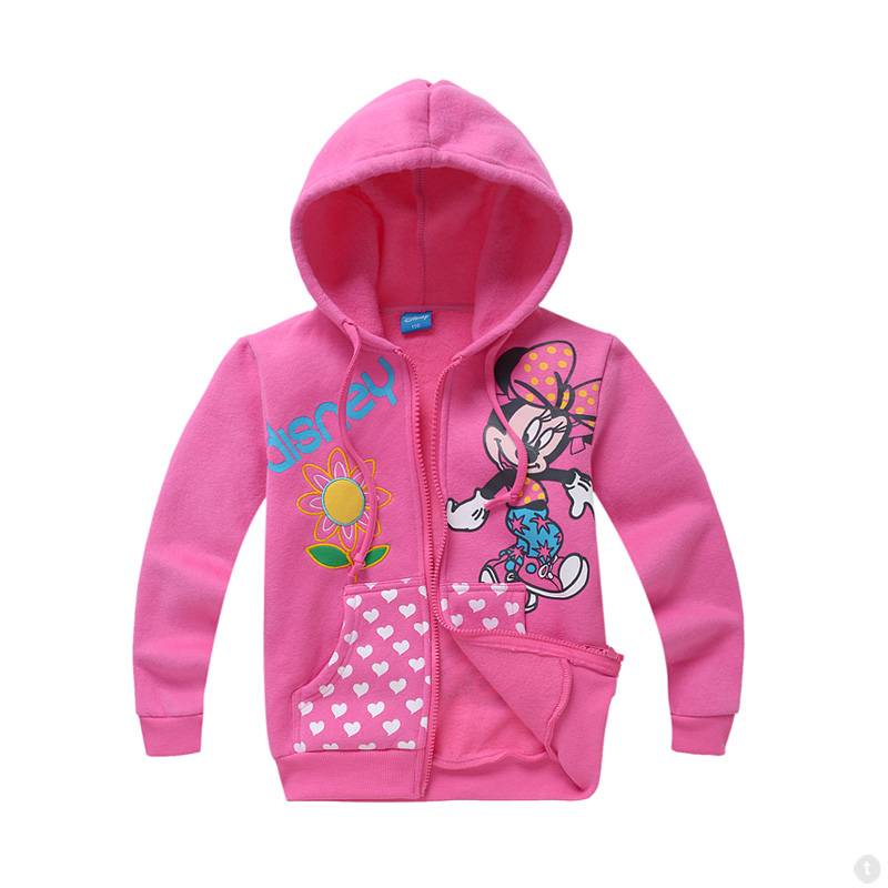 Meisjeskleding Minnie Mouse Meisjes Sweatvest 2 - roze