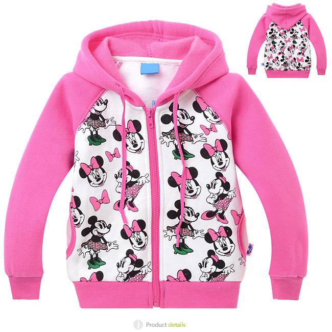 Meisjeskleding Minnie Mouse Meisjes Sweatvest 3 - roze