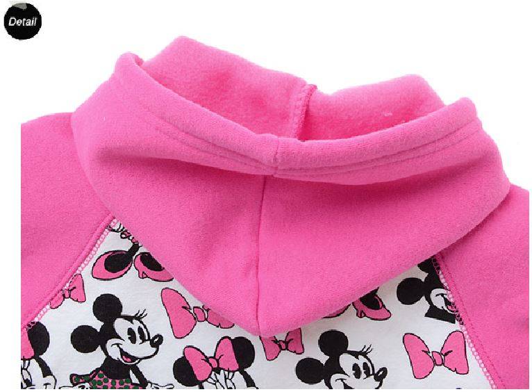 Meisjeskleding Minnie Mouse Meisjes Sweatvest 3 - roze