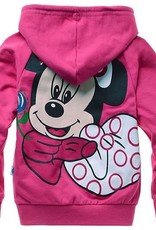 Meisjeskleding Minnie Mouse Meisjes Sweatvest 4 - roze