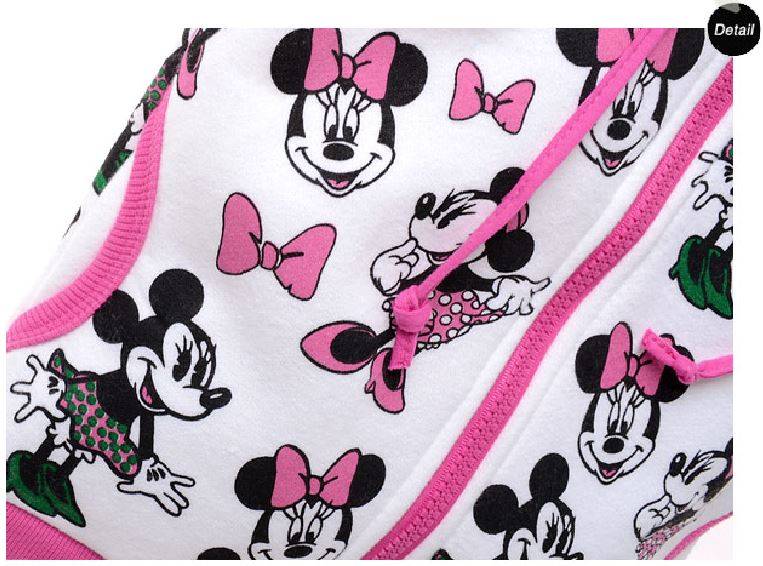 Meisjeskleding Minnie Mouse Meisjes Sweatvest 2 - mouwloos - roze