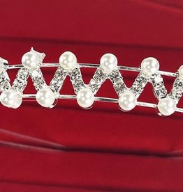 Haardecoratie Strass Diadeem / Tiara - SD-03