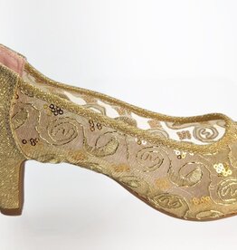 Meisjesschoenen Pumps - doorzichtig - goud