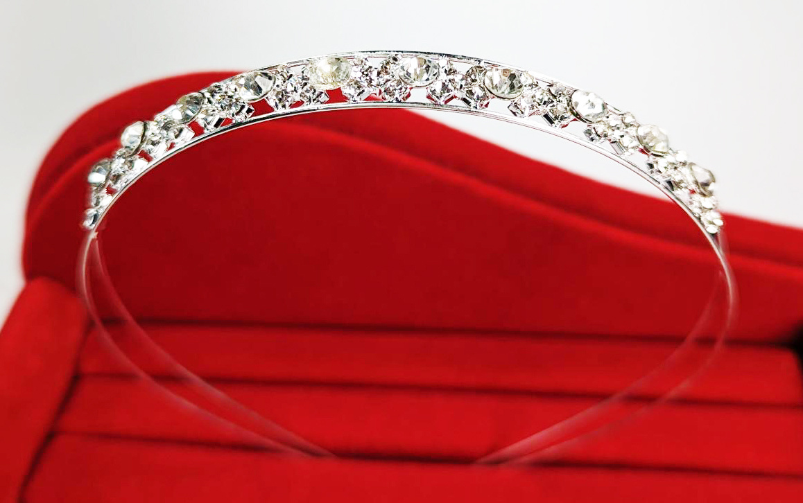 Haardecoratie Accessoires voor meisjes - Strass Diadeem / Tiara - SD-07