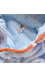 Babykleding Leeuwtje Jongens Boxpakje met capuchon 2 - blauw