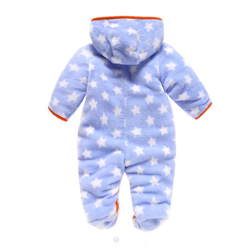 Babykleding Vliegtuig Jongens Boxpakje met capuchon - blauw