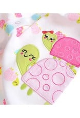 Babykleding Schildpadjes Meisjes Boxpakje - wit / roze