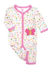 Babykleding Vlinder Meisjes Boxpakje - wit / roze