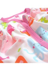 Babykleding Zeemeermin Meisjes Boxpakje - wit / roze