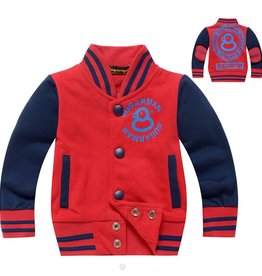 Jongenskleding Baseball Jack - rood / blauw