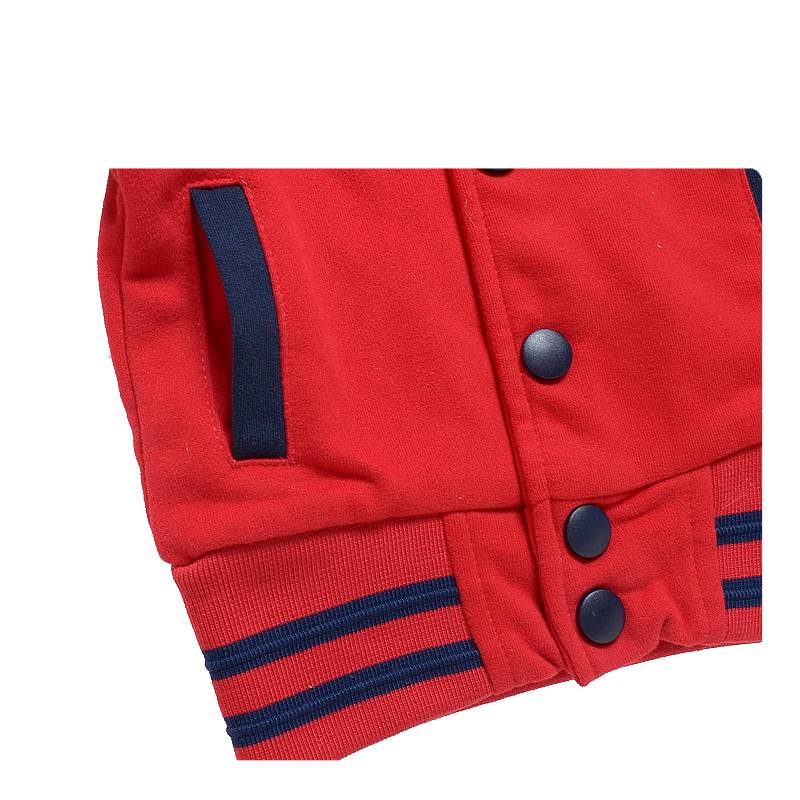 Jongenskleding Jongens Baseball Jack - rood / blauw