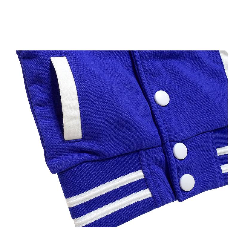 Jongenskleding Jongens Baseball Jack - blauw / wit