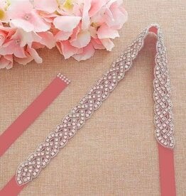 Kledingaccessoires Bruidsriem - RM-01-C - bleekrood