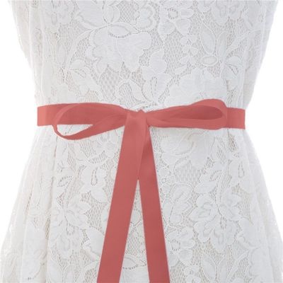Kledingaccessoires Accessoires voor meisjes - Bruidsriem - RM-01-C - bleekrood