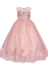 Meisjeskleding Meisjes Feestjurk Blossom - oudroze