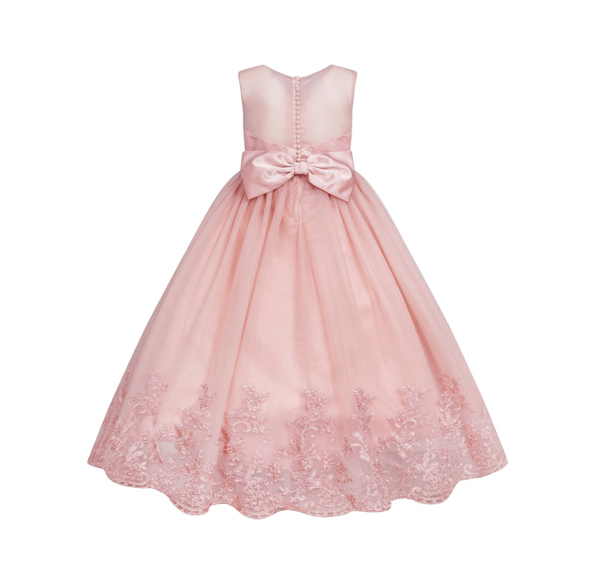Meisjeskleding Meisjes Feestjurk Blossom - oudroze