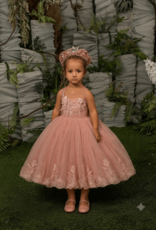 Meisjeskleding Meisjes Feestjurk Blossom - oudroze