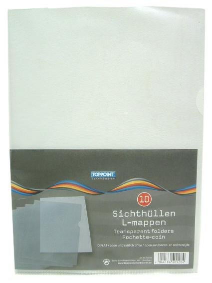 L-Mappen 10stuks A-4
