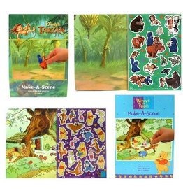 Jungleboek/Winnie the Pooh Make a Scene Plakstickers