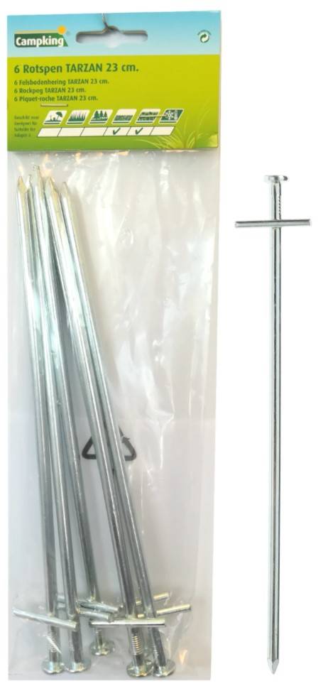 Rotspen Tarzan 23 cm. zak a 6 stuks