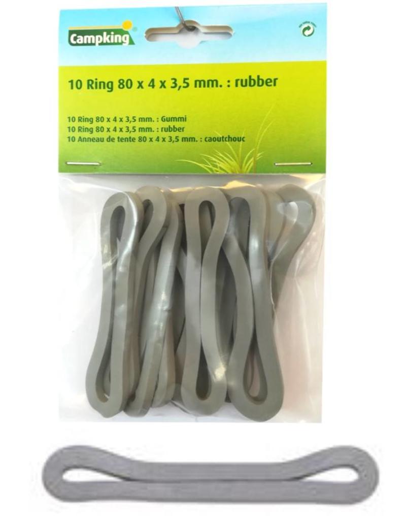 Rubberring 80x4x4mm. zak a 10 stuks