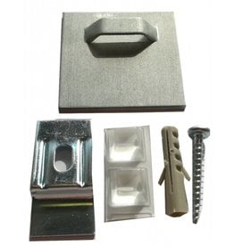 Plakhakenset 4x4cm. voor Aluminium Platen