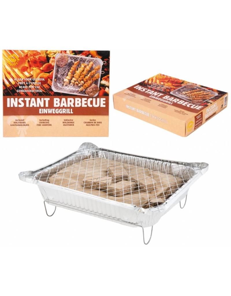 Instant Barbecue 32x25x6cm met 500gr. briketten&aanmaakblok