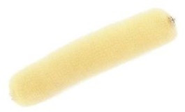 Haarrol drukknop 18cm blond
