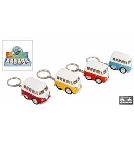 DieCast Sleutelhanger VW Bus mini 4 ass kleur