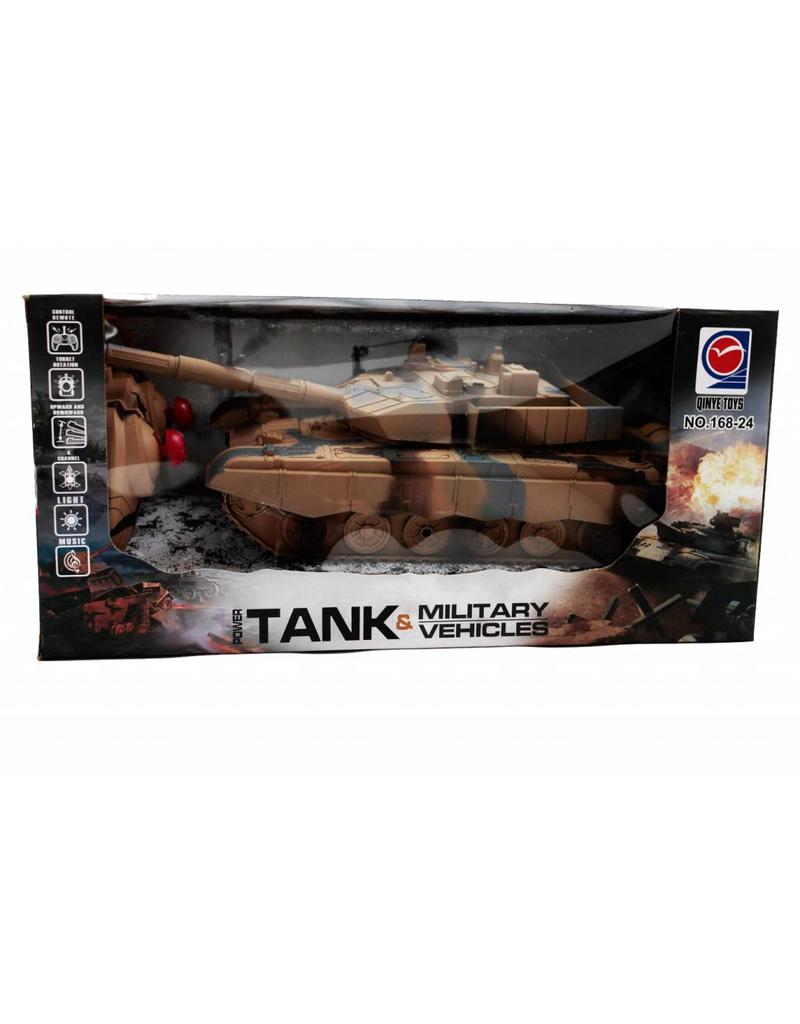 Power Tank 1:20 op afstand bestuurbaar L=26cm