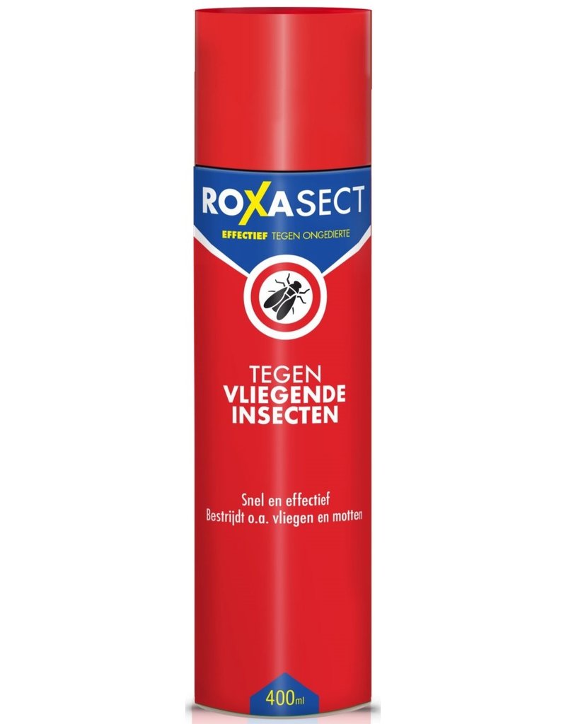 Roxasect Spray tegen Vliegende Insecten 400ml.