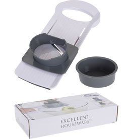 Rasp met houder en opvangbakje 29x13x6cm.