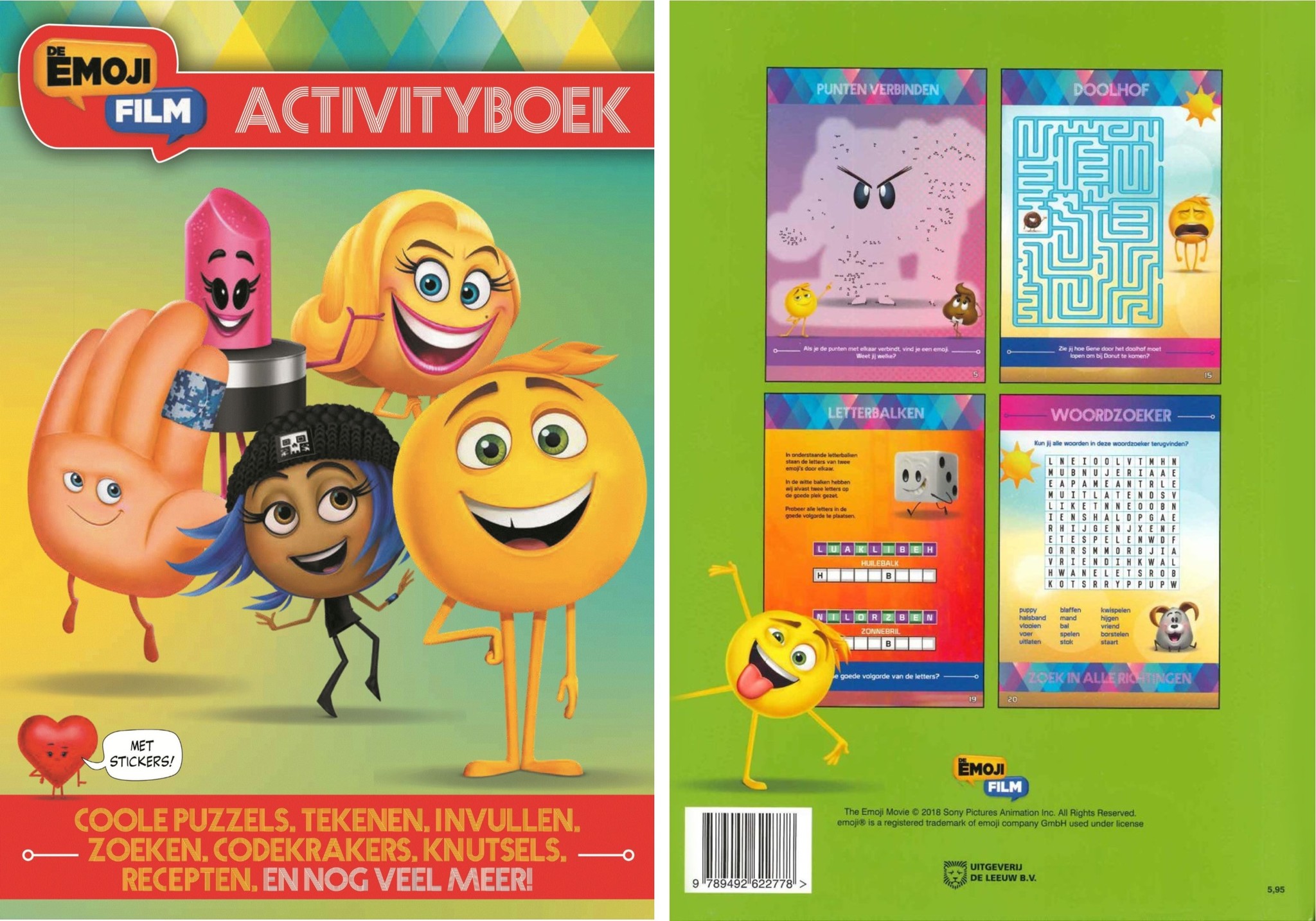 Emoji Activityboek 48 pagina 29x21cm.