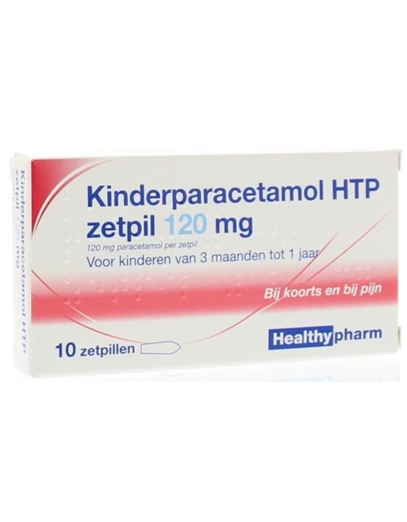 Healthy Paracetamol Zetpil Kind 120mg 10 stuks