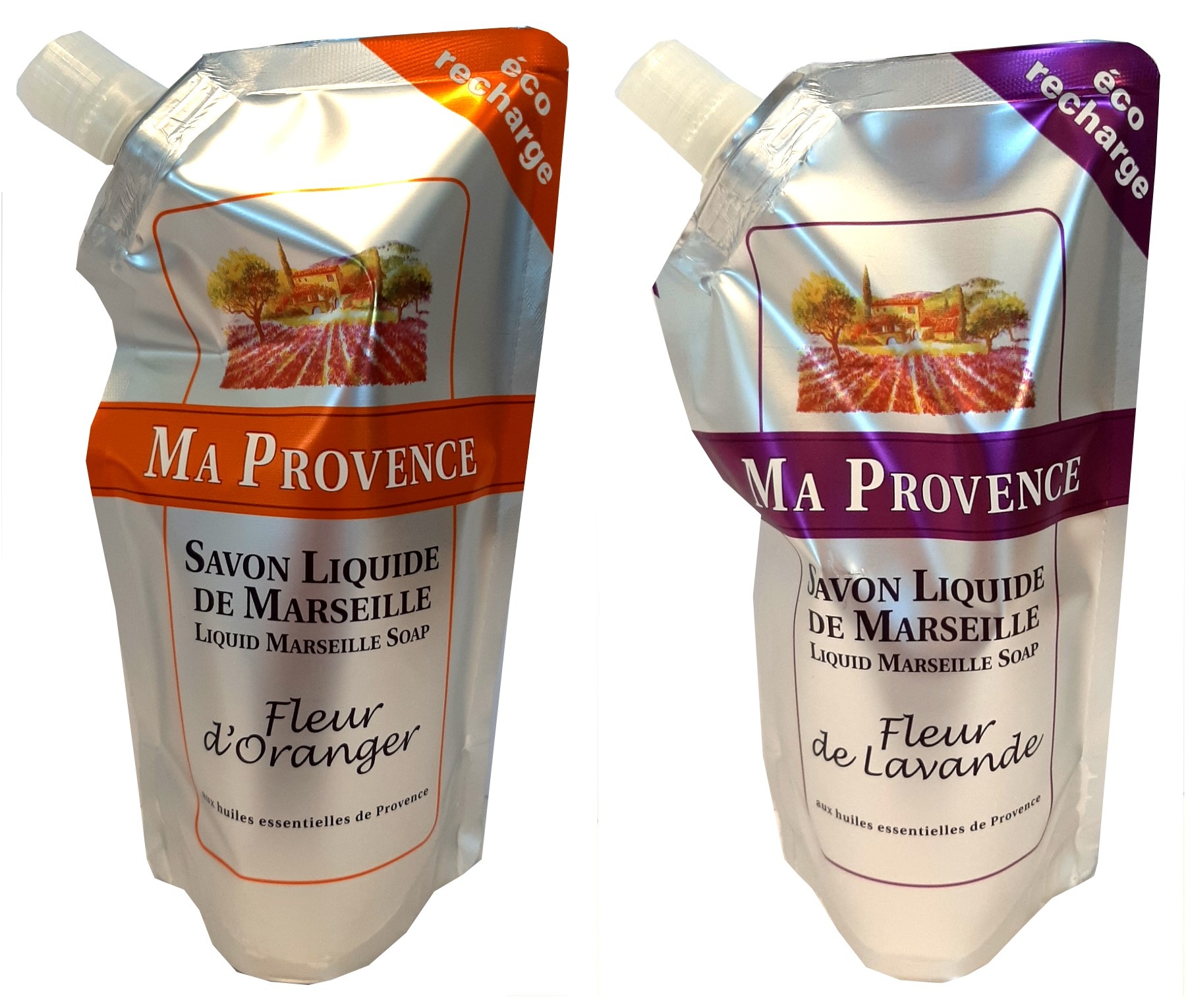 Ma Provence Refill Zeeppomp 250ml Orange of Lavendel