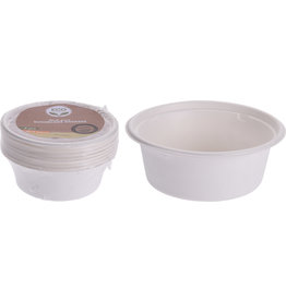 Schaal Bagasse 250ml 8 stuks