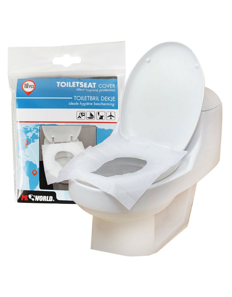 Toiletbril Dekje 37x43cm. 10 stuks