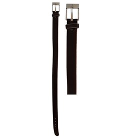 Leren Riem 90-95-100-105-110-115cm. bruin br. 4,5cm.