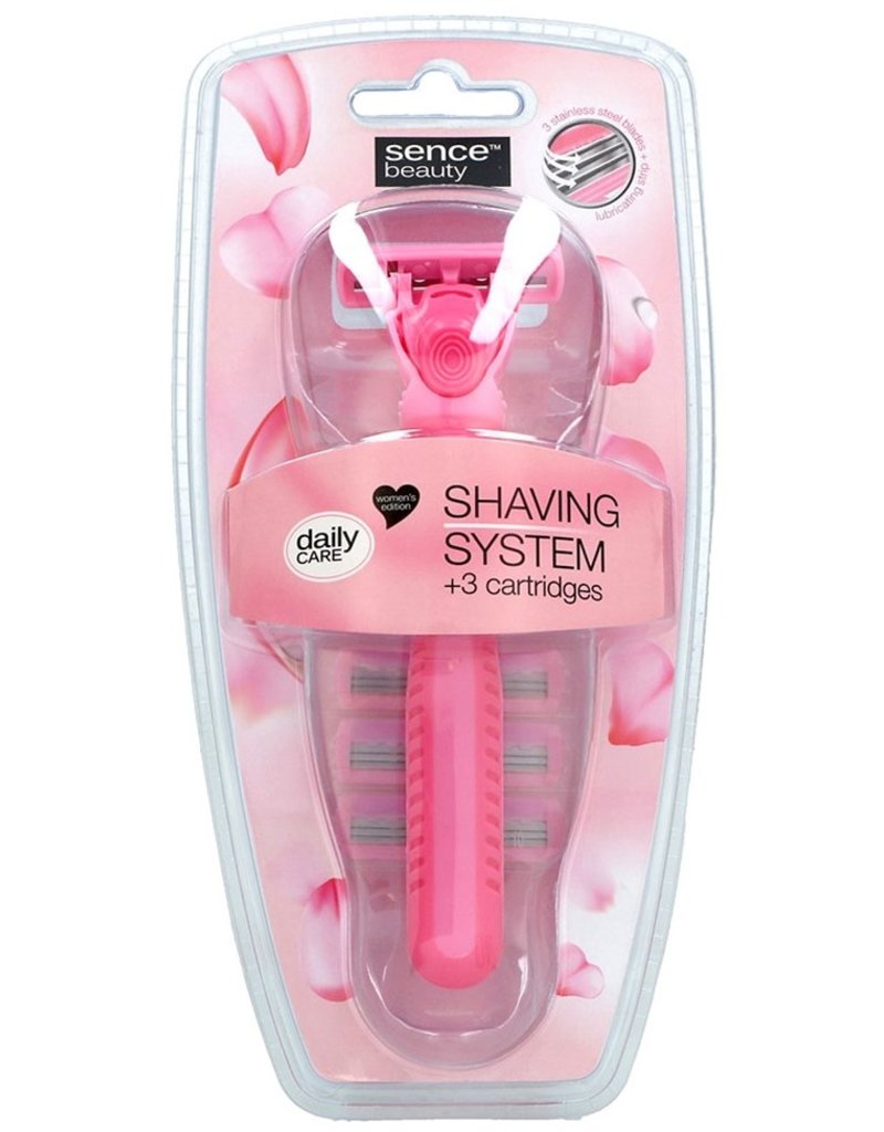 Sence Dames Scheermesje Triple Blade + 3 mesjes