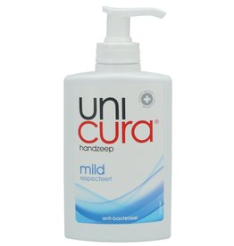 Unicura Handzeep Mild Respect 250ml Pump Antibacterial