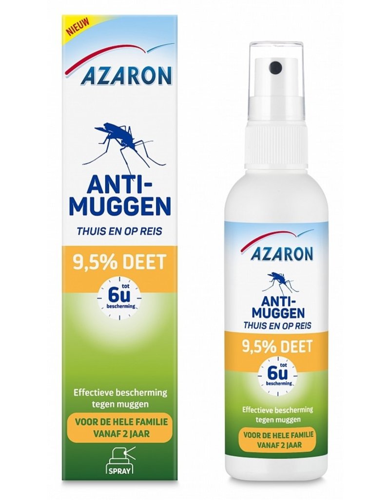 Azaron Anti-Muggen 9,5% Deet Spray 100ml.