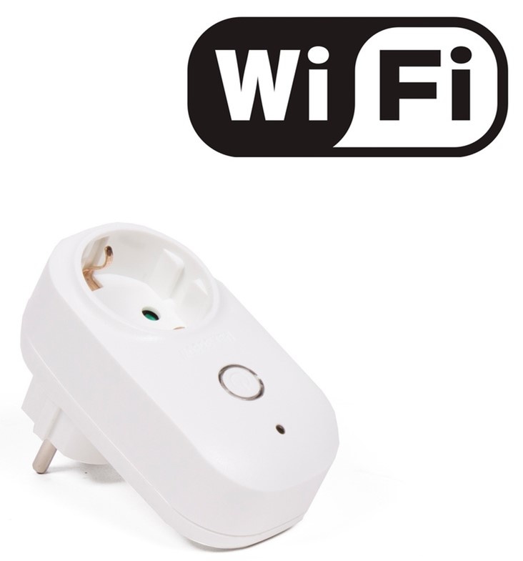 RA Stopcontact met WIFI Schakelaar Randaarde